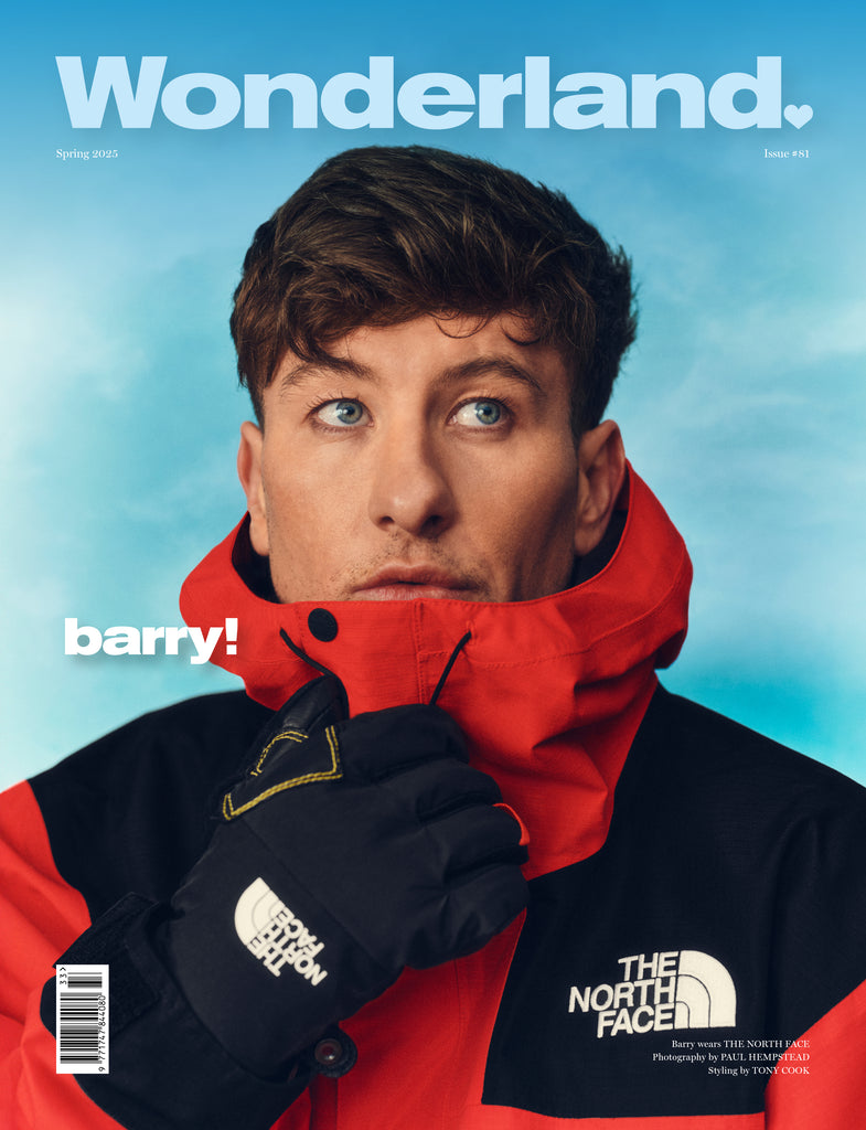 BARRY KEOGHAN Covers Wonderland's Spring issue 2025 Wearing North Face