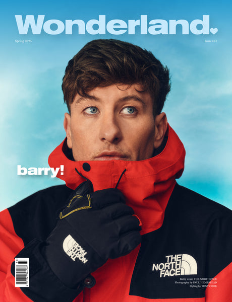 BARRY KEOGHAN Covers Wonderland's Spring issue 2025 Wearing North Face