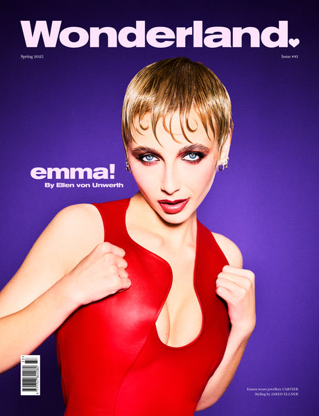 EMMA CHAMBERLAIN Covers Wonderland's Spring issue 2025