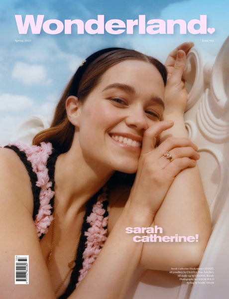 SARAH CATHERINE HOOK Covers Wonderland's Spring issue 2025 Wearing Chanel