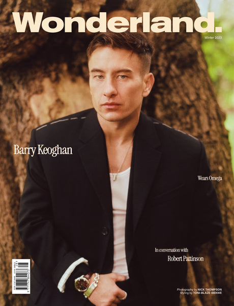 Barry Keoghan covers the Winter 2023 issue wearing Omega