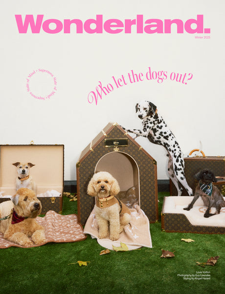 The Louis Vuitton Dogs Cover Wonderland’s Winter 25 Issue