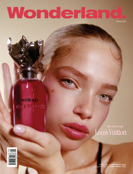 Louis Vuitton Parfum covers the Winter 2023 issue