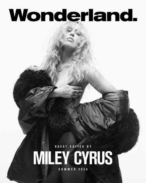 Miley Cyrus Covers Wonderland’s Summer 26 Issue Wearing Saint Laurent
