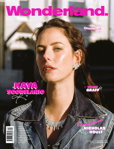 Kaya Scodelario covers the Spring 2024 issue wearing Graff