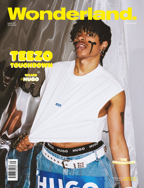 Teezo Touchdown covers the Spring 2024 issue wearing HUGO