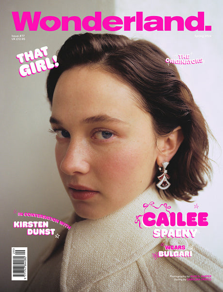 Cailee Spaeny covers the Spring 2024 issue wearing Bulgari